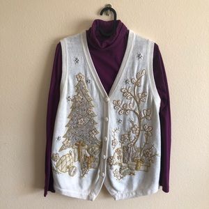 Ugly Sweater Vest (and optional turtleneck)